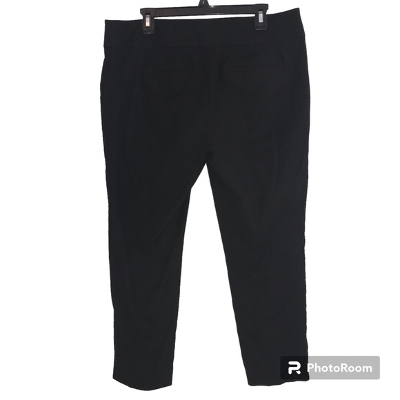 ANN TAYLOR LOFT Julie Straight Leg Pants. Black. Size 12. VGUC. - Picture 4 of 7